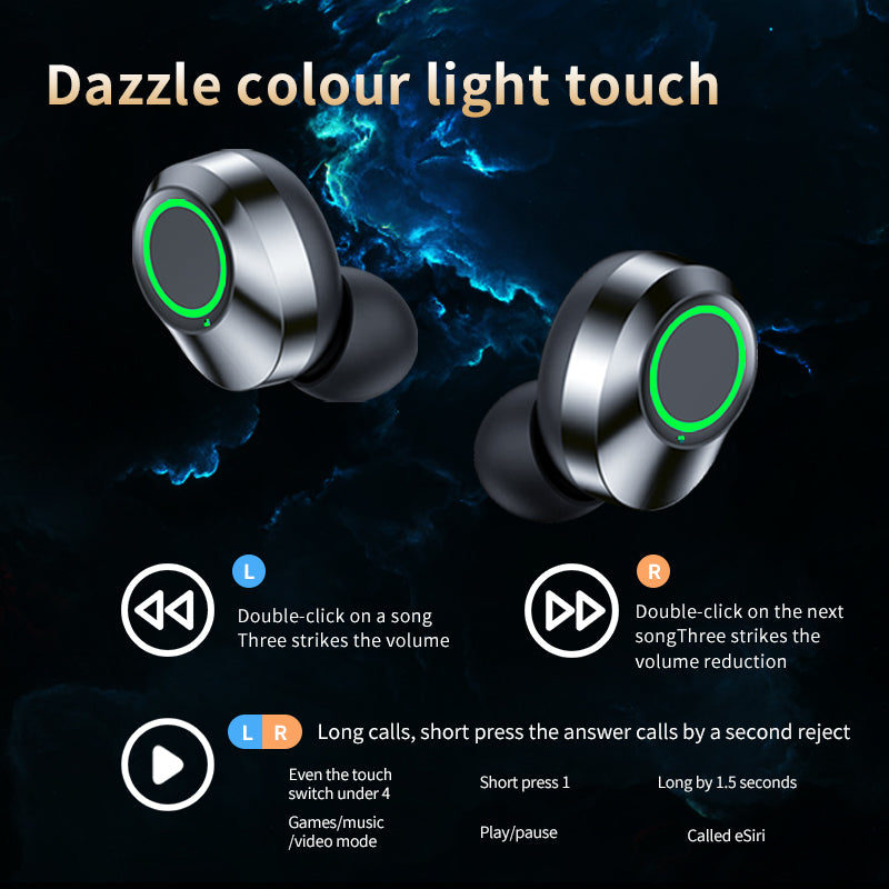 YD03 Wireless Bluetooth Earbuds – Smart LED Display