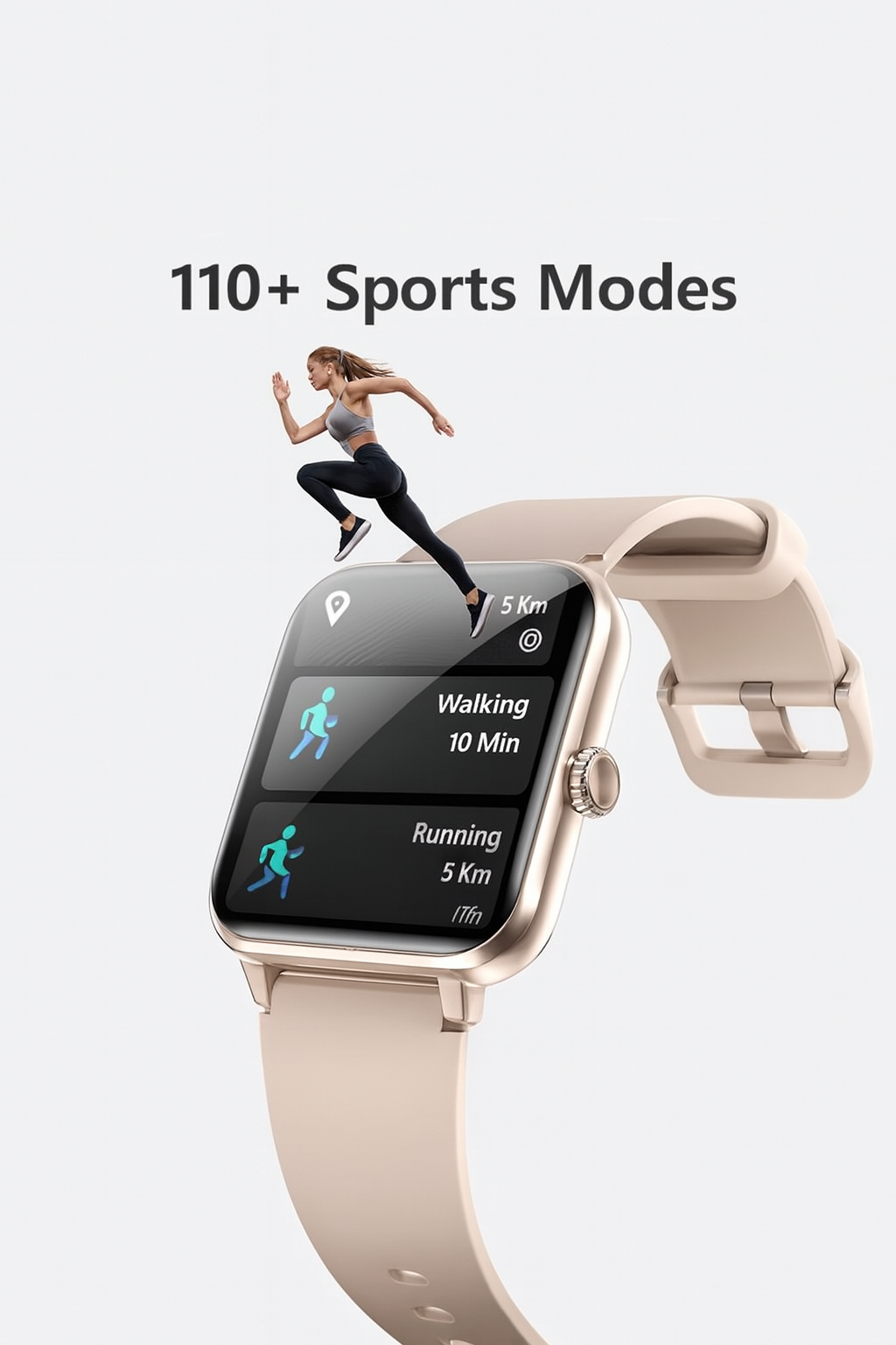 SOLVIX™ 1.85” Smartwatch – Bluetooth Calling | Fitness Tracker | 100+ Sports Modes | IP68 Waterproof