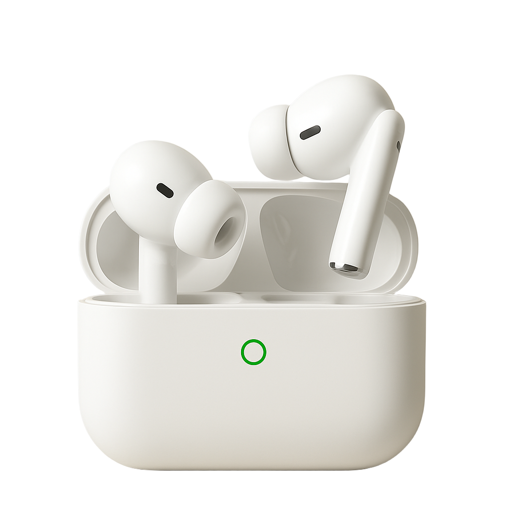 SOLVIX™ Airbuds Pro 5.4 – Wireless Bluetooth Earphones (White)