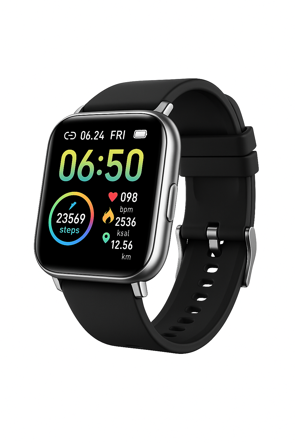 SOLVIX™ ActiveTrack 1.69” Smartwatch – 24 Sports Modes • Health Monitoring • IP68 Waterproof