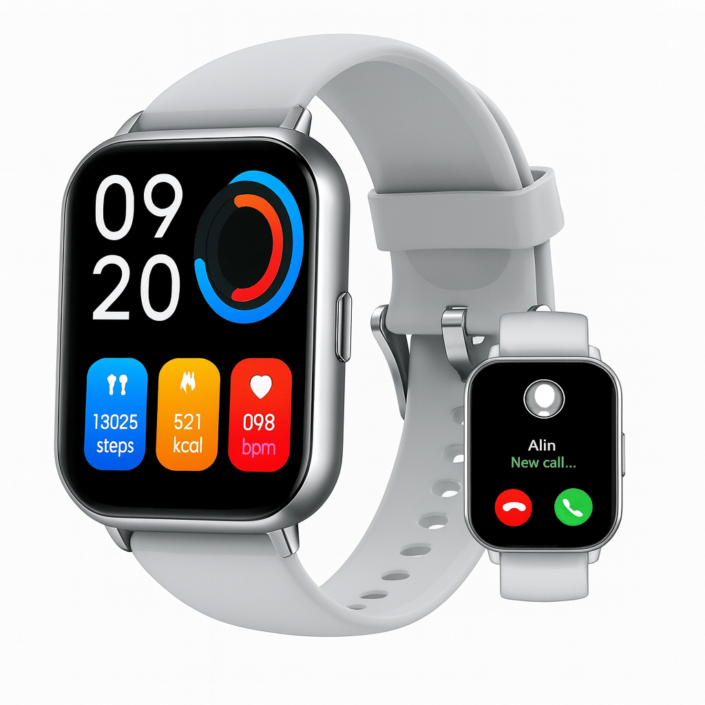 SOLVIX SmartFit™ Watch – Heart Rate, Steps, Notifications, Sleep Tracking