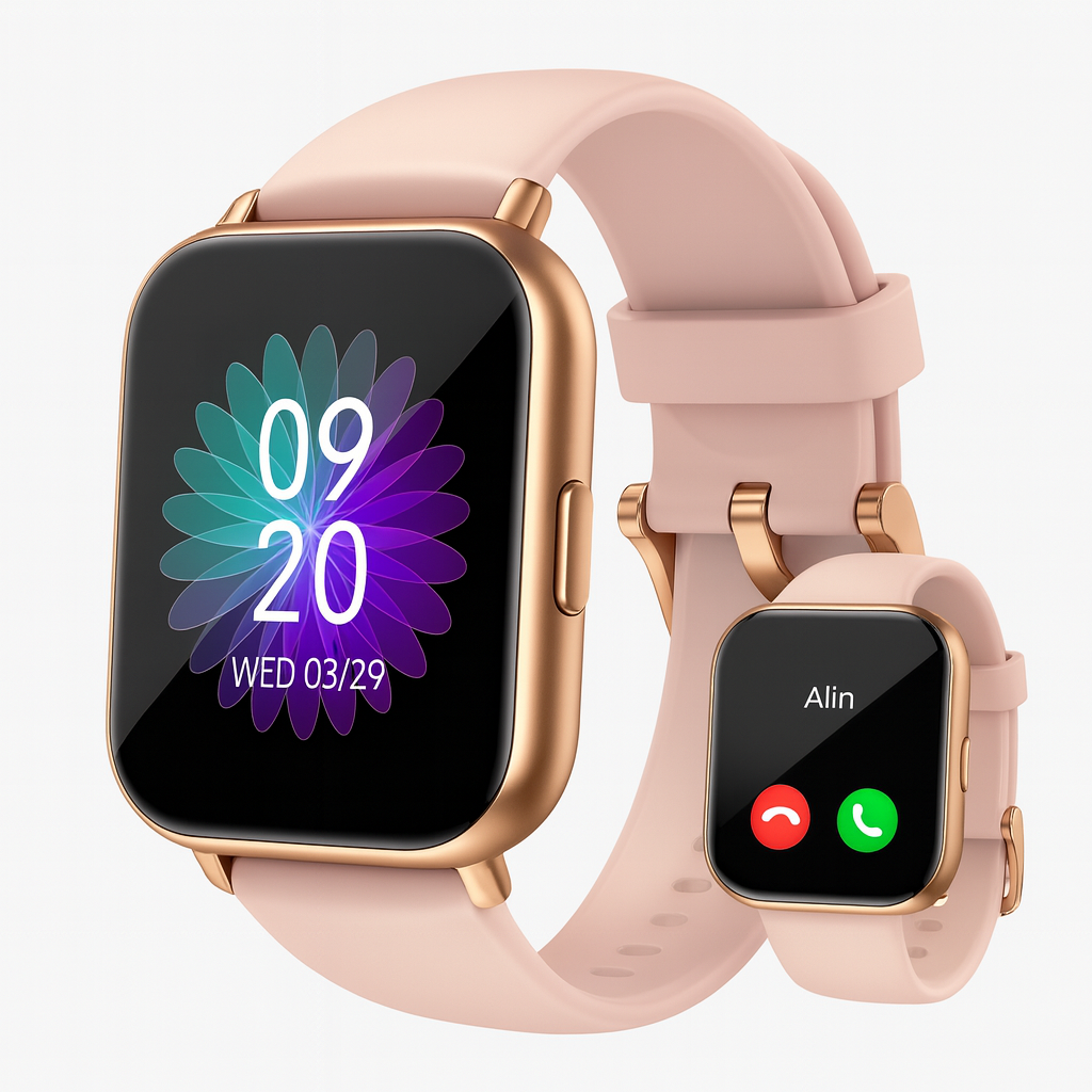 SOLVIX SmartFit™ Watch – Heart Rate, Steps, Notifications, Sleep Tracking