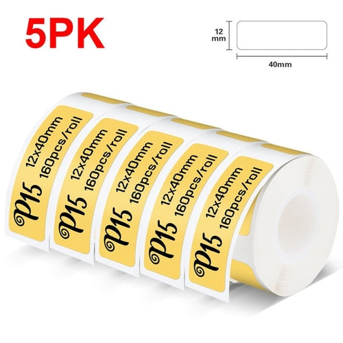 Wireless Bluetooth Label Printer | Mini Label Maker - Inkless Thermal